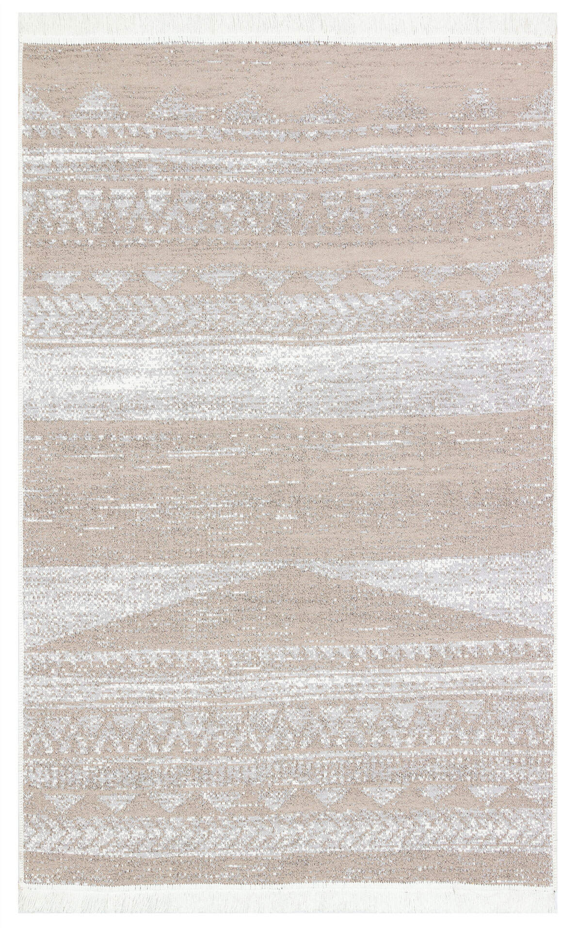 Arya AR 06 Naturel - Yıkanabilir Çift Taraflı Modern Dokuma Kilim